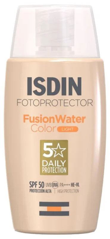 ISDIN Fotoprotector Fusion Water Color Light SPF50 50ml (1.69floz) | Walmart (US)