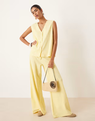 ASOS DESIGN textured knit co-ord in buttermilk | ASOS (Global)