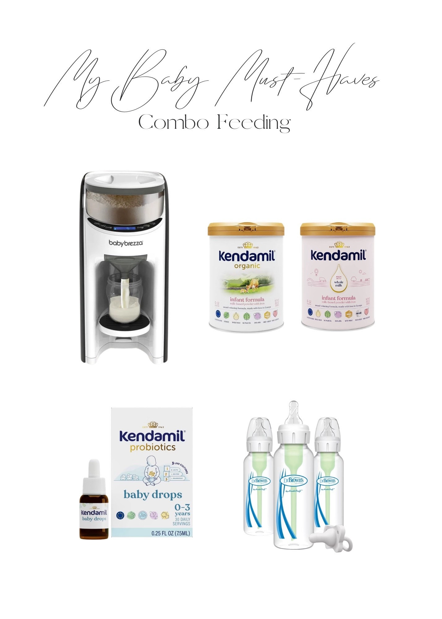 #ad One of the gifts of being a second-time mom is knowing what actually works for our family. After navigating combo feeding with both babies, I am so grateful to trust so many amazing brands that have helped support our journey. ❤️@kendamil.usa @drbrowns @babybrezza  @target 🤍@shop.ltk
#BabyBrezza #MyDrBrownsBaby #KendamilPartner 

#LTKBaby #LTKBump #LTKKids