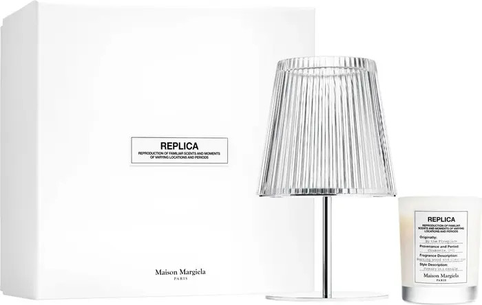 Replica By the Fireplace Candle & Holder Gift Set $235 Value | Nordstrom