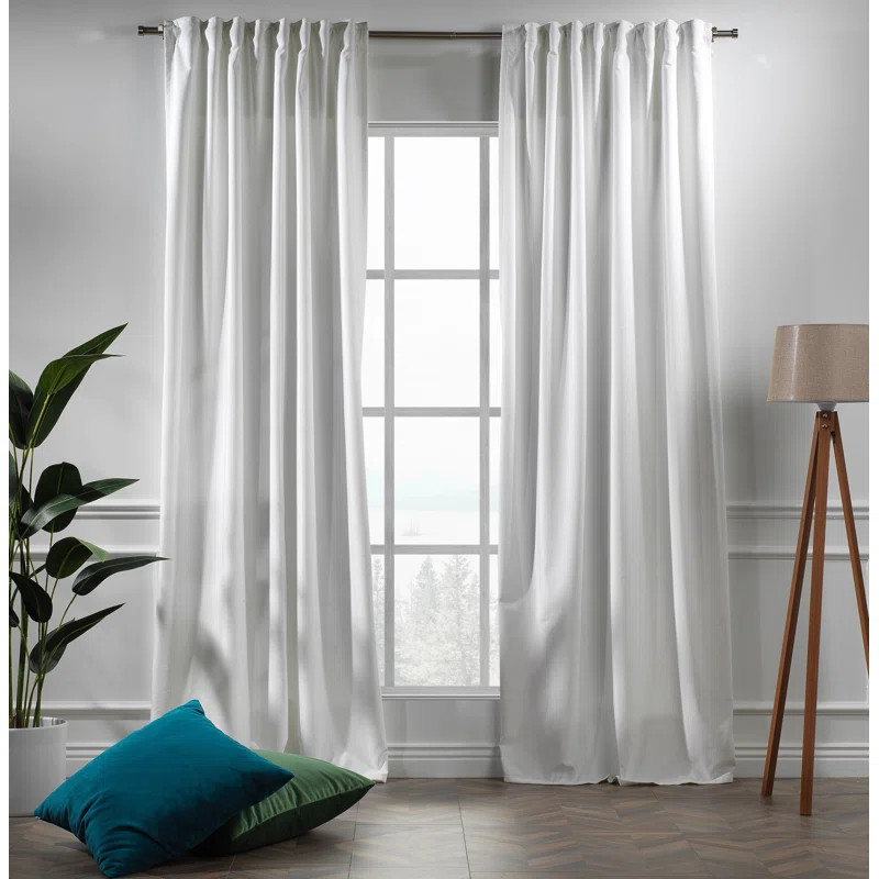 Solid Luxury Matte Velvet, Decorative Curtain, Room Darkening (Set of 2) | Wayfair Professional
