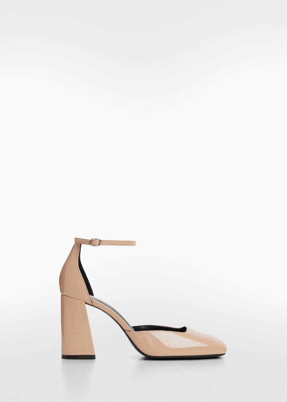 Patent leather-effect heeled shoes -  Women | Mango USA | MANGO (US)