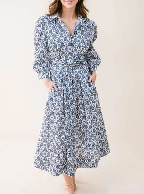 La Roque | Stacy Dress in Bernhardt | Beau & Ro