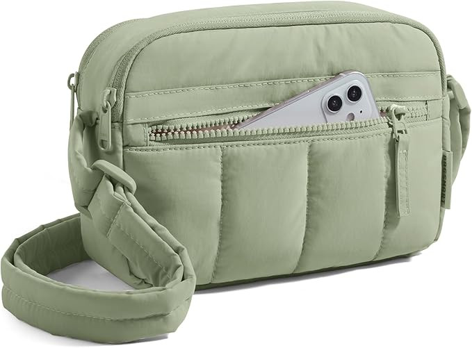 BAGSMART Cross Body Purse, Mini Crossbody Bags for Women Travel Purse, Puffy Shoulder Handbag Wal... | Amazon (US)