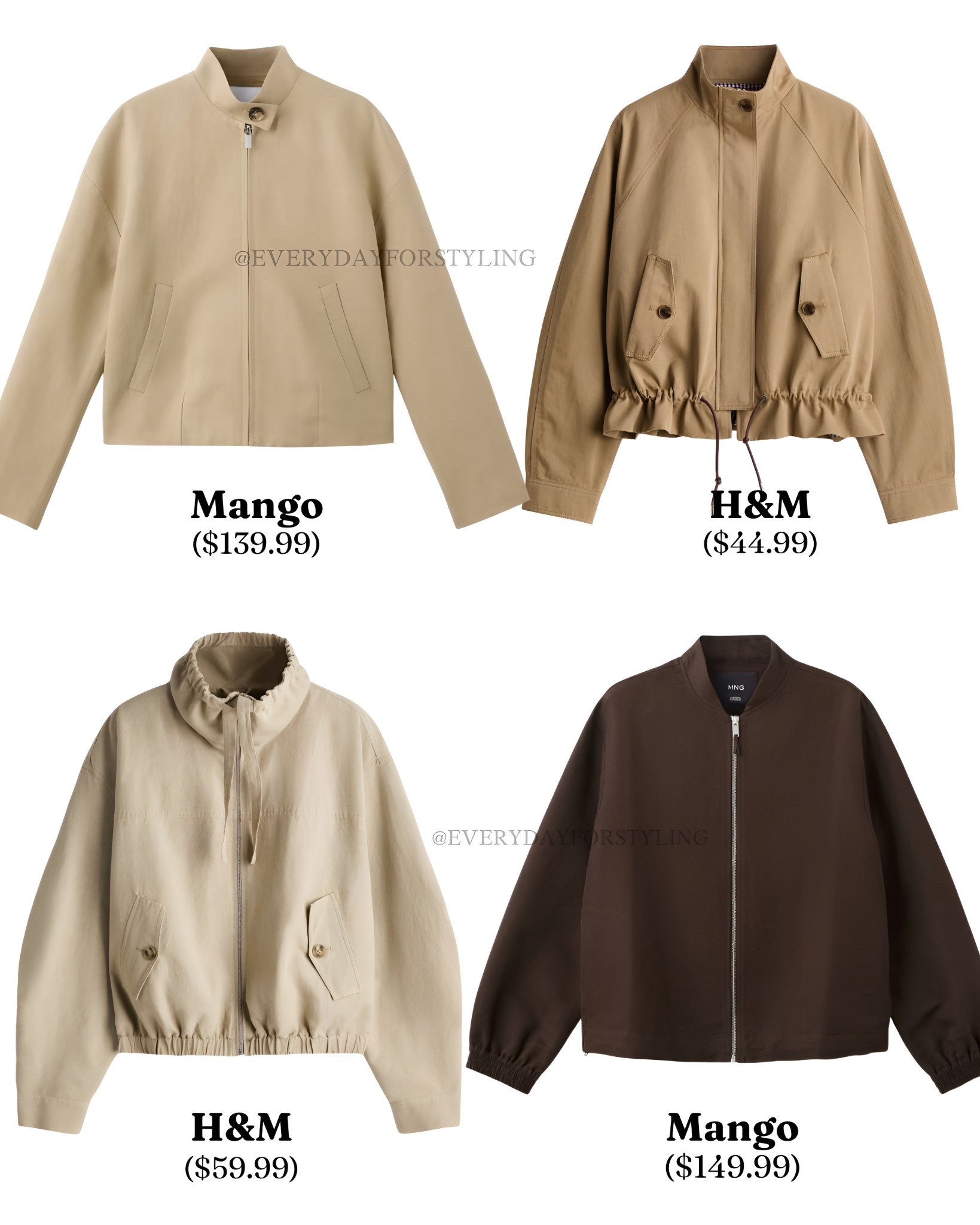 Your spring jacket is already out there — and it’s under $150 🤎 

spring jacket edit, affordable spring jackets, H&M spring 2025, Mango spring collection, cotton jacket outfit, linen jacket women, harrington jacket outfit, neutral jacket outfit, quiet luxury outfit, affordable luxury fashion, spring outfit ideas, transitional outfit ideas, jacket styling ideas, high street fashion, affordable fashion finds, spring wardrobe essentials, elevated everyday outfit, capsule wardrobe pieces, neutral wardrobe, fashion under $150, spring jackets, hm jacket, mango jacket, everydayforstyling

#hmjacket #SpringJackets #JacketTrends2026 #MangoJacket #EverydayForStyling 

#LTKSaleAlert #LTKTravel #LTKSeasonal