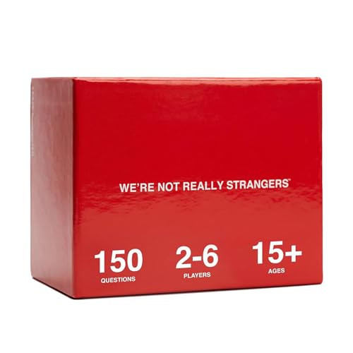 WE'RE NOT REALLY STRANGERS Card Game - 150 Conversation Cards for Couples, Friends, and Strangers - Icebreakers for Game and Date Nights, & Parties - Games for Adults and Teens, Ages 15+, 2-6 Players | Amazon (US)