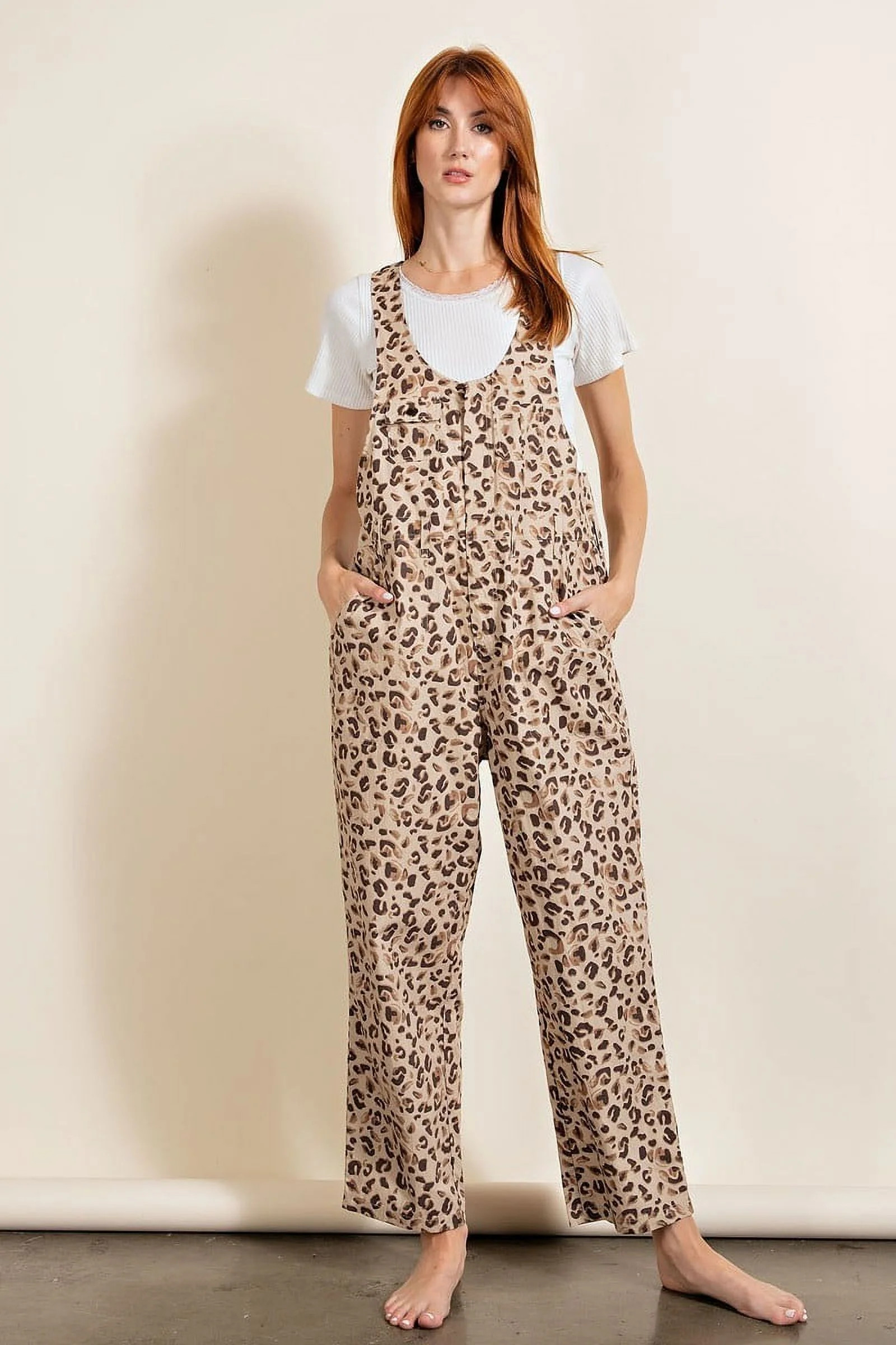 Animal/leopard Printed Jumpsuit | Walmart (US)