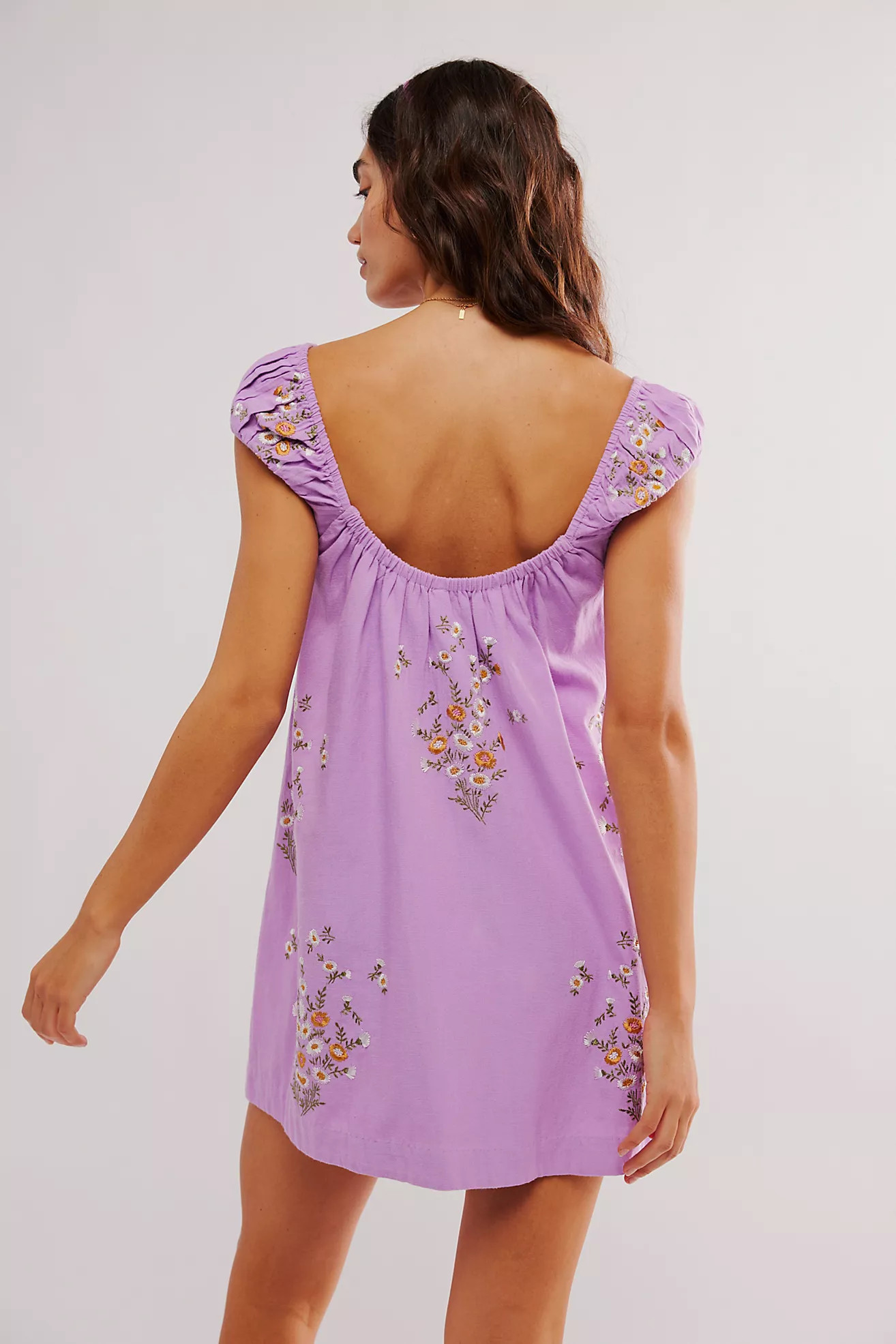 Wildflower Embroidered Mini Dress | Free People (Global - UK&FR Excluded)