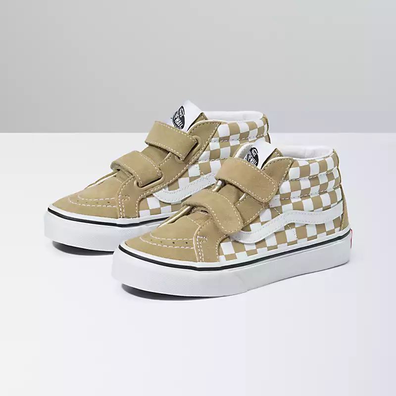Kids Checkerboard Sk8-Mid Reissue V Shoe | Vans (US)