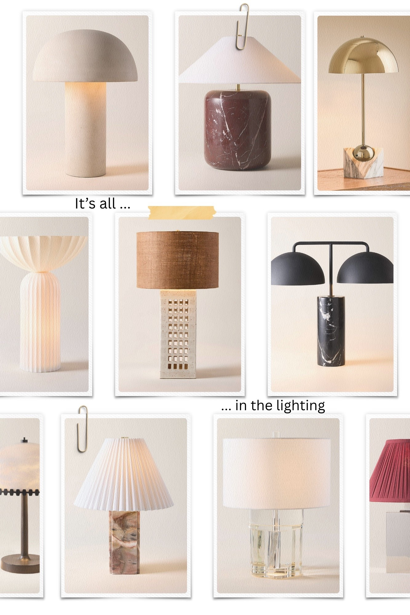 It’s all in the lighting ✨

A table lamp isn’t just a finishing touch, it’s the mood setter, the glow that turns a house into a home. The right light adds warmth, depth, and intention, proving that sometimes the smallest details make the biggest impact.

#LTKHome #LTKGiftGuide #LTKmomlife