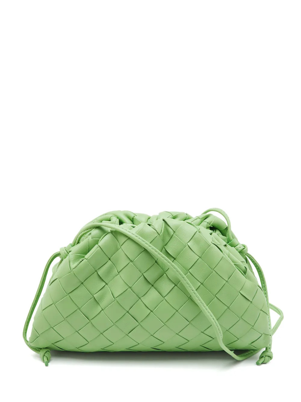 Bottega Veneta Pre-Owned The Pouch Intrecciato shoulder bag - Green | Farfetch Global