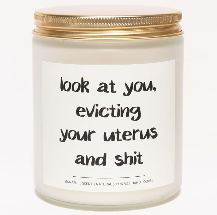 Hysterectomy Gifts, After Surgery Gift for Women, Look at You Evicting Your Uterus and Shi*t, Lav... | Amazon (US)
