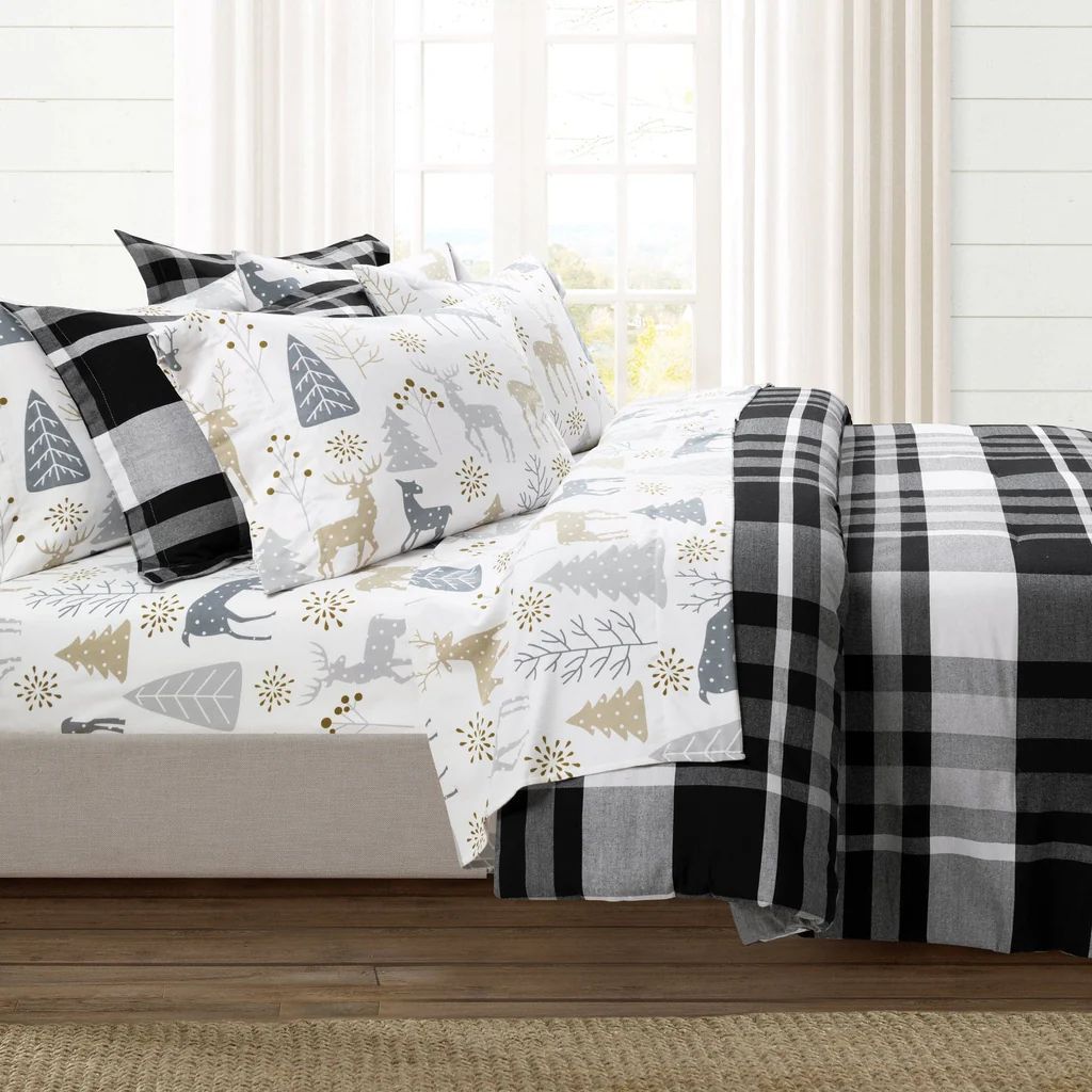 Wonderland Soft Flannel Sheet Set | Lush Decor