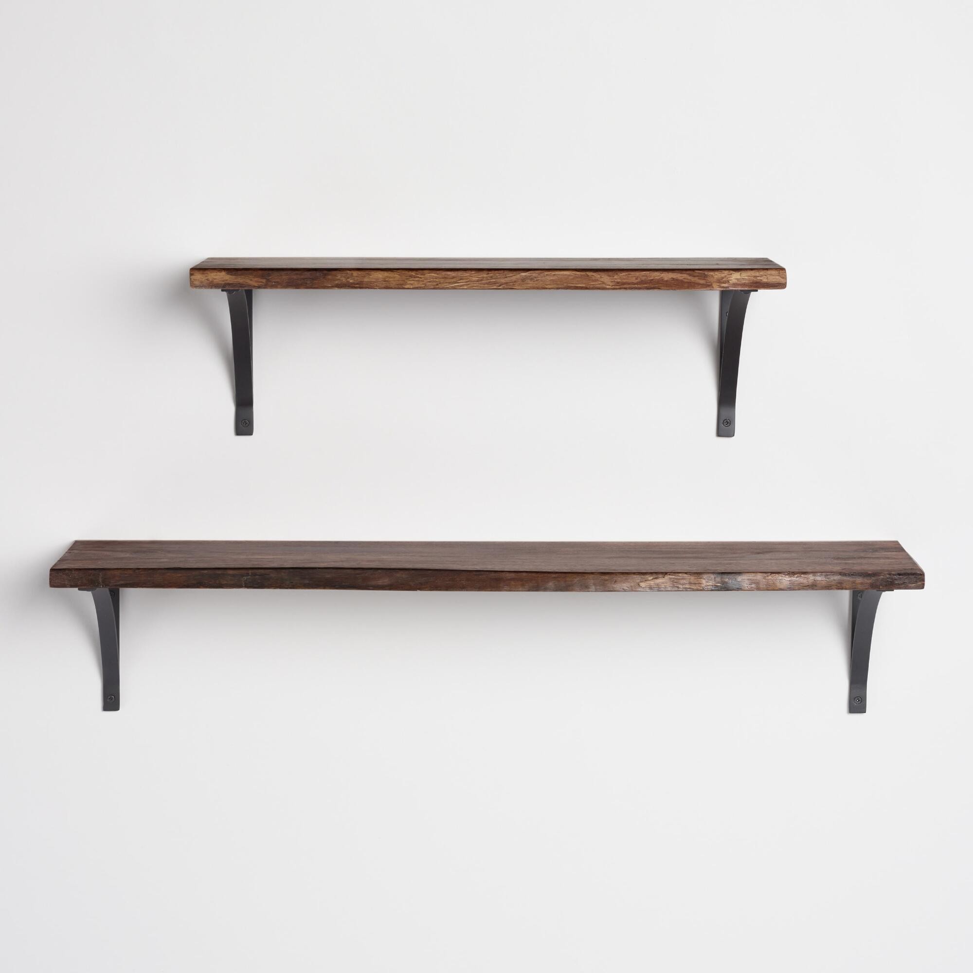 Organic Edge Wood Mix & Match Wall Shelf Collection by World Market | World Market