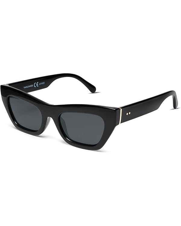 VANLINKER Retro Rectangle Polarized Sunglasses for Womens Men Trendy Classic Sunnies VL9772 | Amazon (US)