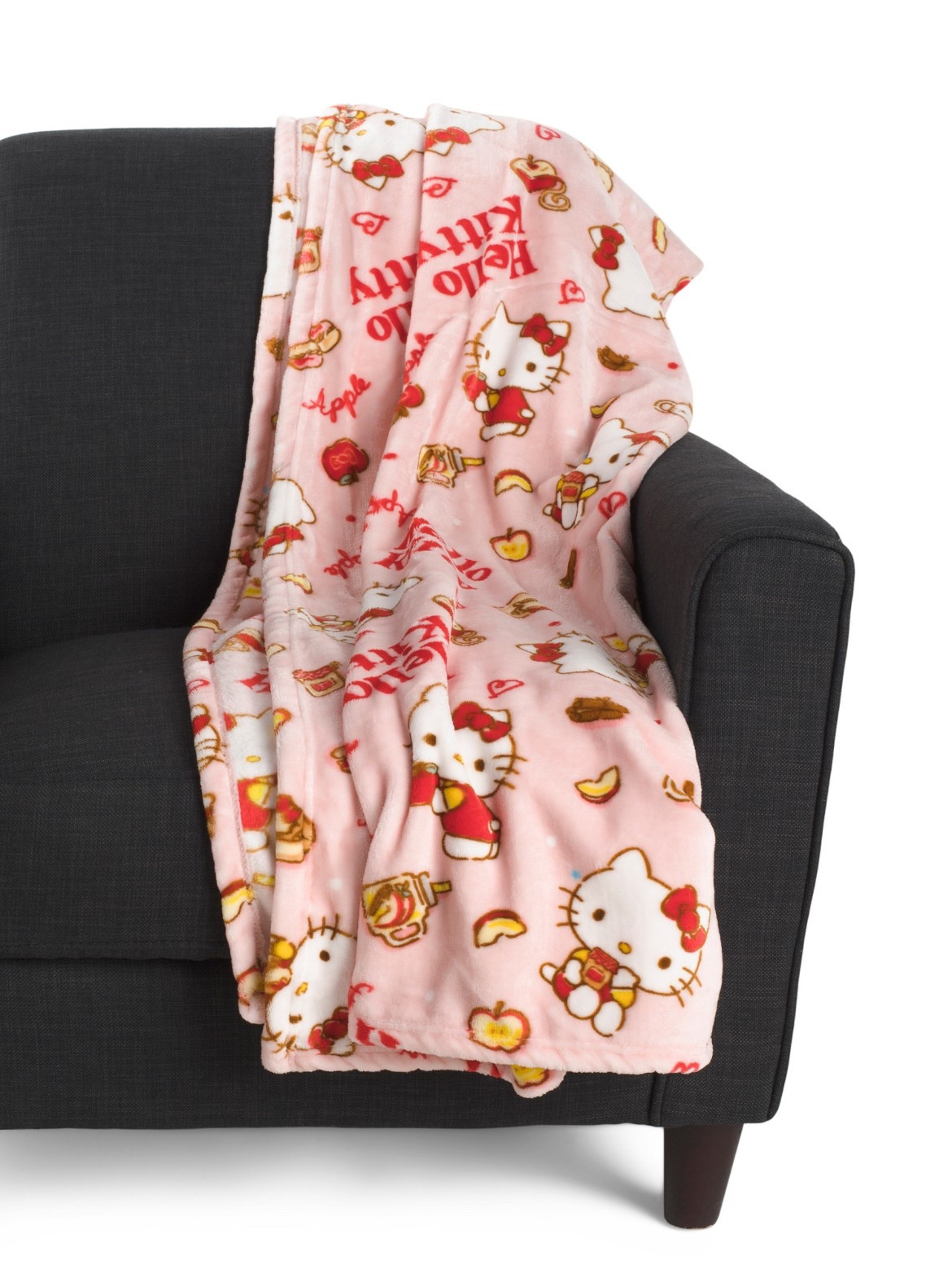 Hello Kitty Pink Apples Throw