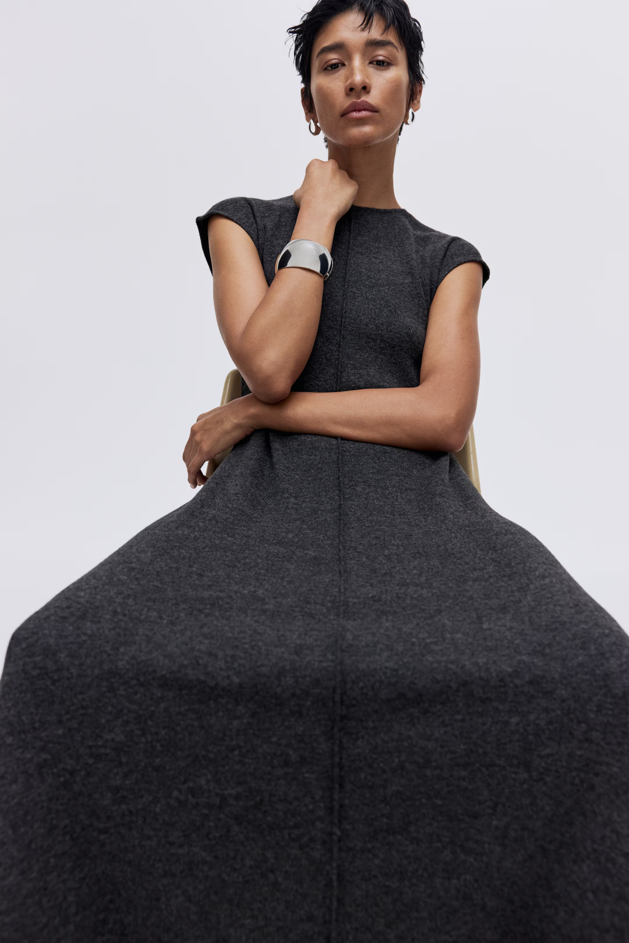 Cap-Sleeved Jersey Dress | H&M (US + CA)