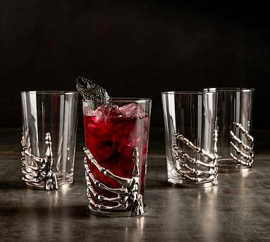 Skeleton Hand Highball Glass | Pottery Barn (US)