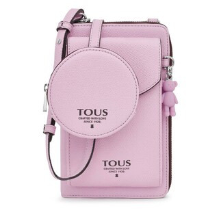 Mauve TOUS Funny Hanging phone pouch with wallet | TOUS USA