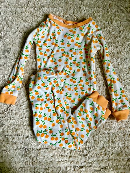 Cutest orange toddler pajamas 

#LTKbaby #LTKSeasonal #LTKkids