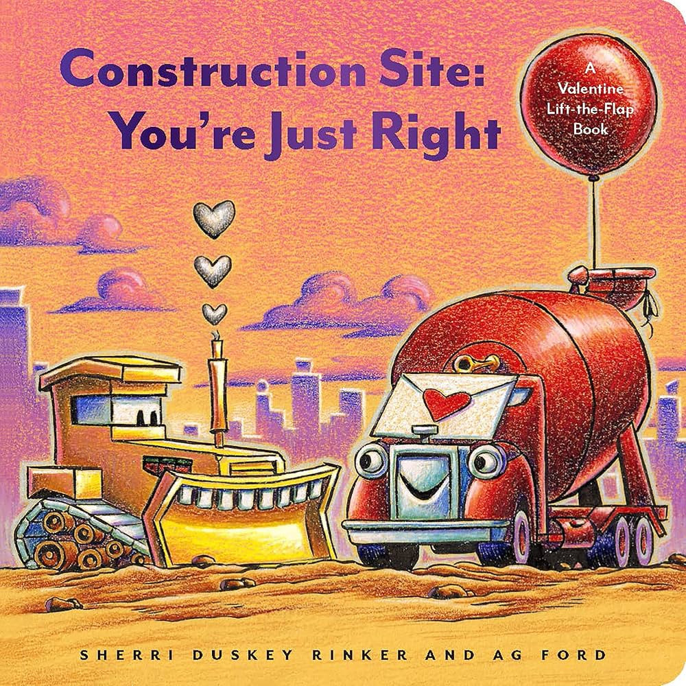 Construction Site: You’re Just Right: A Valentine Lift-the-Flap Book (Goodnight, Goodnight Cons... | Amazon (US)