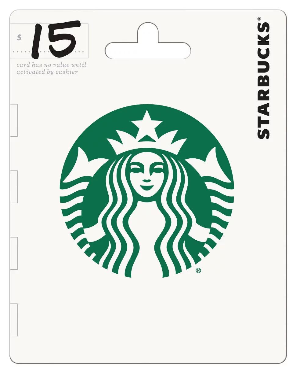 Starbucks $15 Gift Card | Walmart (US)
