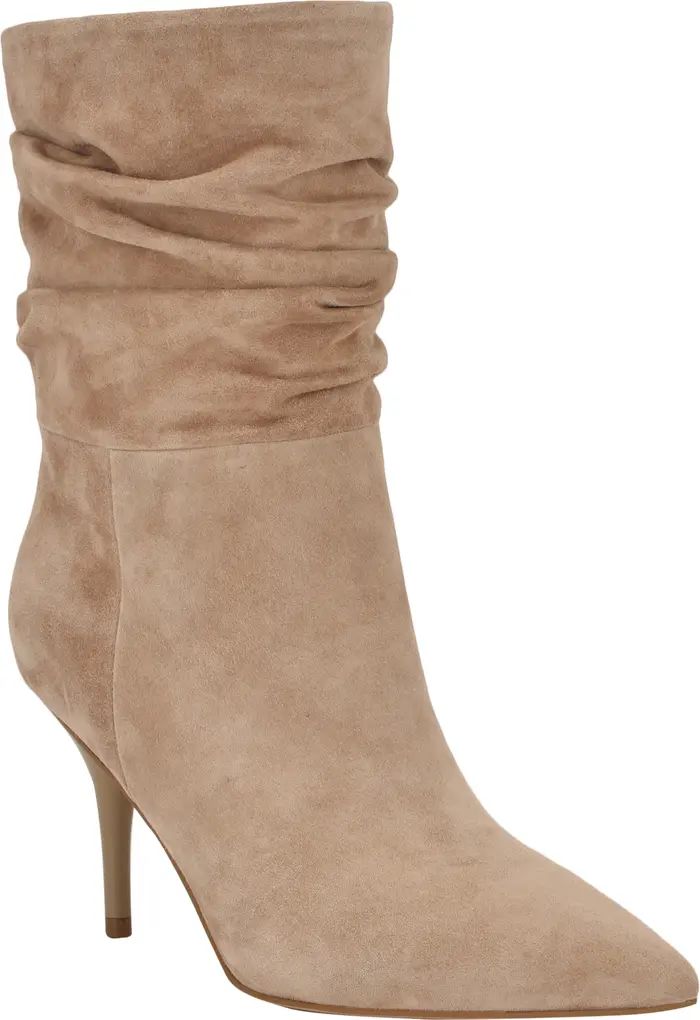 Calvin Klein Cerine Slouch Pointed Toe Bootie (Women) | Nordstrom | Nordstrom