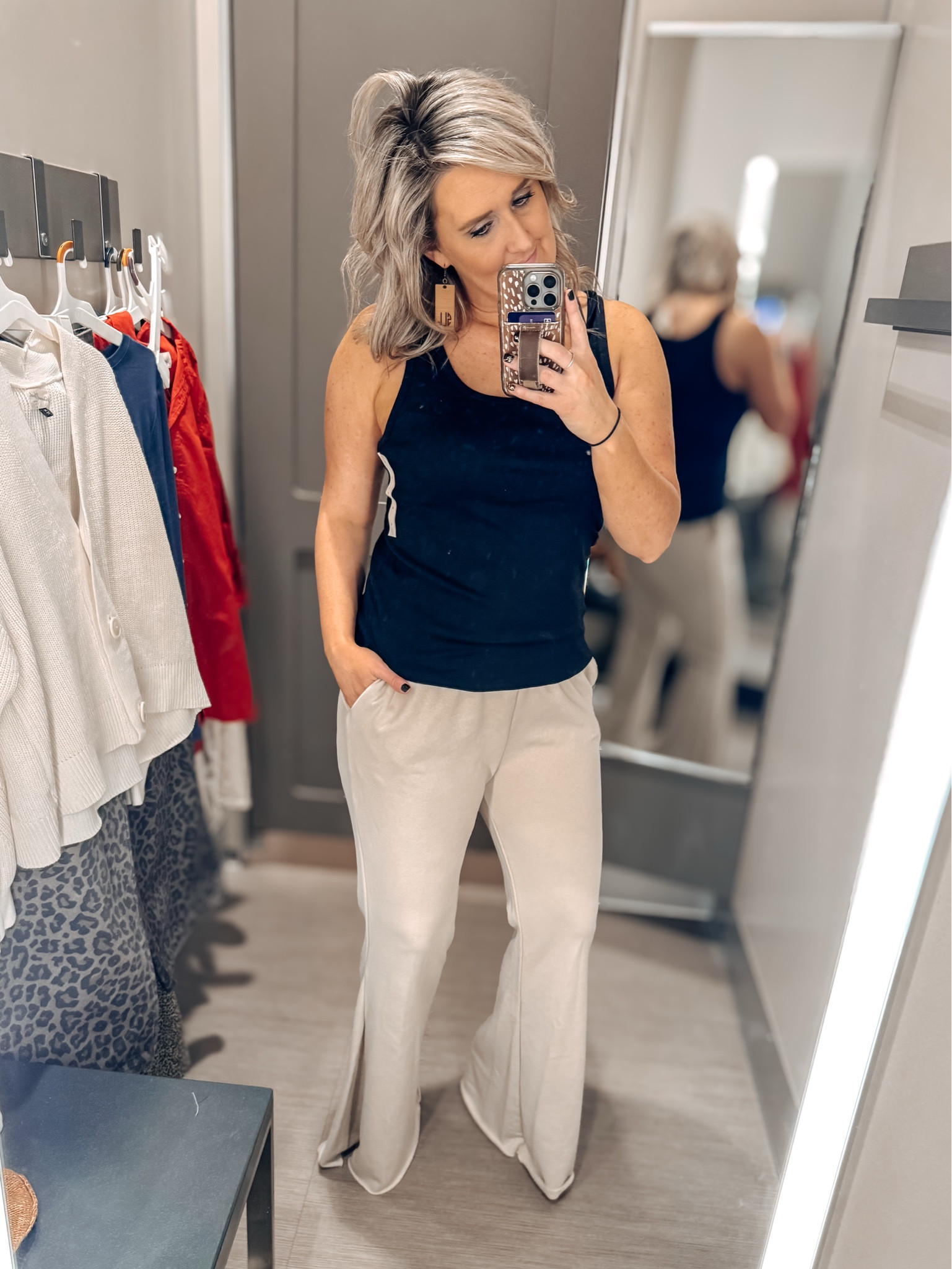 Flare sweatpants? Yes, please! These are so comfy! 

Size up in these. 



#LTKMidsize #LTKTravel #LTKActive