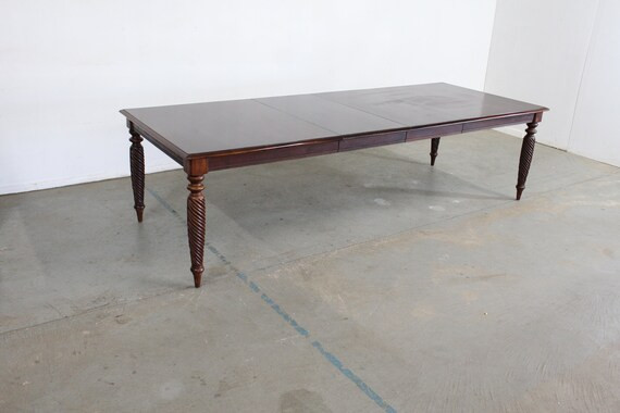 Large Ethan Allen British Classics 113  Dining Table W 2 - Etsy | Etsy (US)