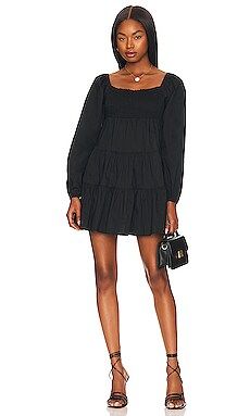 Steve Madden Daniella Mini Dress in Black from Revolve.com | Revolve Clothing (Global)