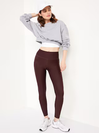 High-Waisted PowerSoft Full-Length Pocket Leggings | Old Navy (US)