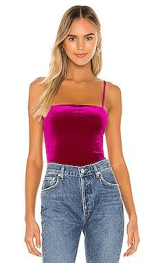 Lovers and Friends Agnes Bodysuit in Magenta from Revolve.com | Revolve Clothing (Global)