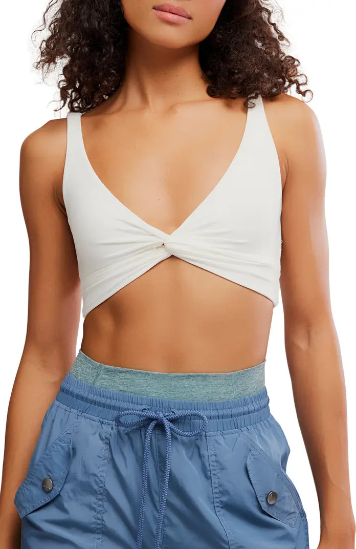 FP Movement Never Better Twist Front Sports Bra | Nordstrom