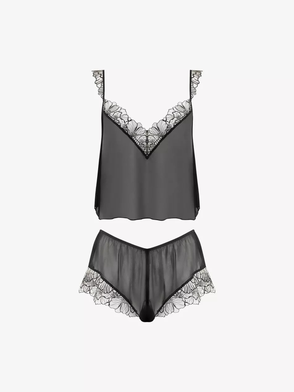 Amarosa Sheer Chiffon Pyjama Set | Selfridges