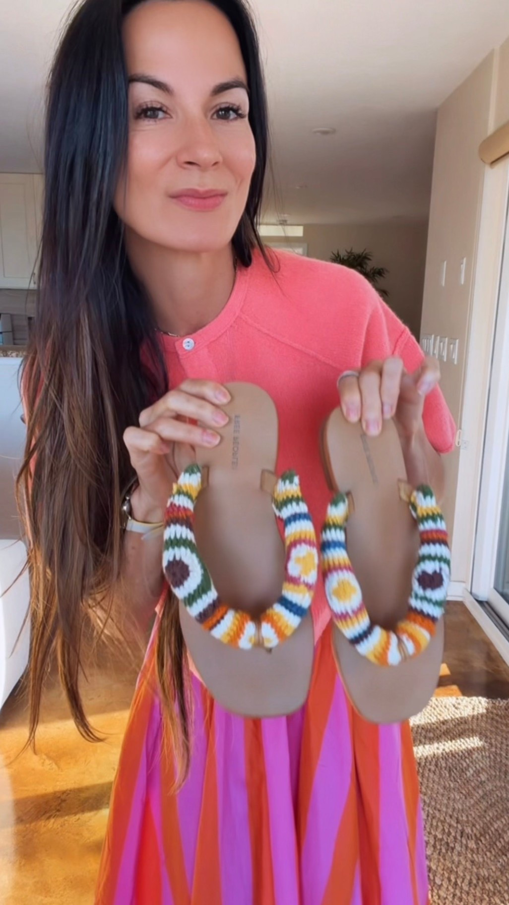 Spring just called… and she said bring the color. 💗🧡

This skirt had me at the first twirl. The movement, the color combo, the whole vibe is giving Easter brunch, beachside cocktails, or wandering through a cute little coastal town pretending we’re on vacation.

And can we talk about this sweater for a second?
Literally the softest thing on the planet. Light, cozy, and the perfect little cropped fit to balance out a fun statement skirt like this.

I finished the look with these adorable woven sandals and my favorite mini bag for a little pop of sunshine.

Effortless, colorful, and guaranteed to make you feel like spring has officially arrived.



#LTKgrwm #LTKdayinmylife #LTKootd