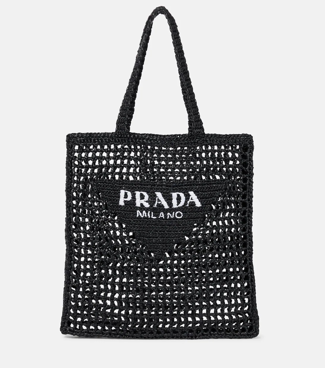 PradaSchultertasche aus Raffiabast | Mytheresa (DACH)