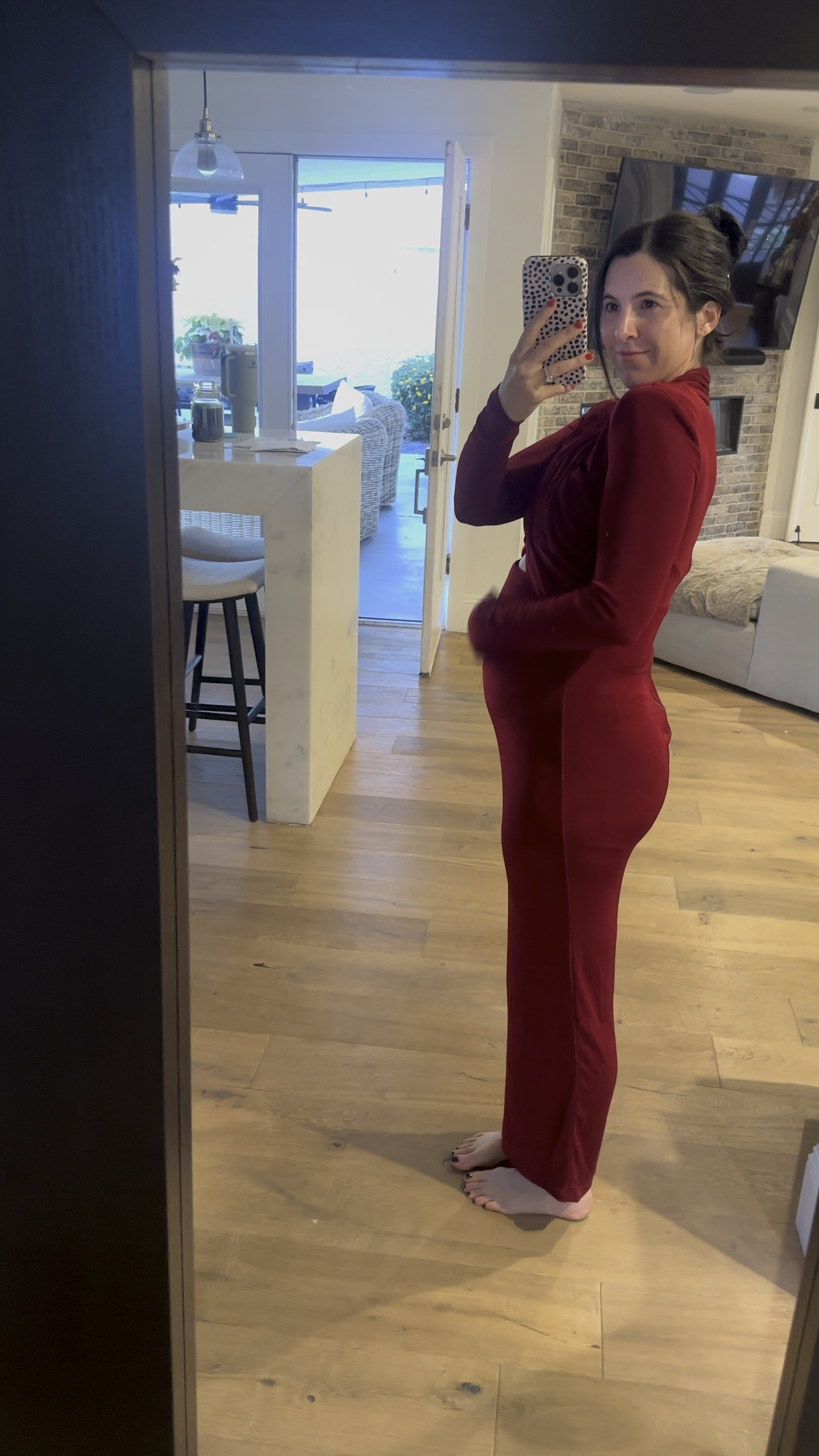 Bump friendly holiday dress❤️ ✨🎄

#LTKParties #LTKBump #LTKHoliday