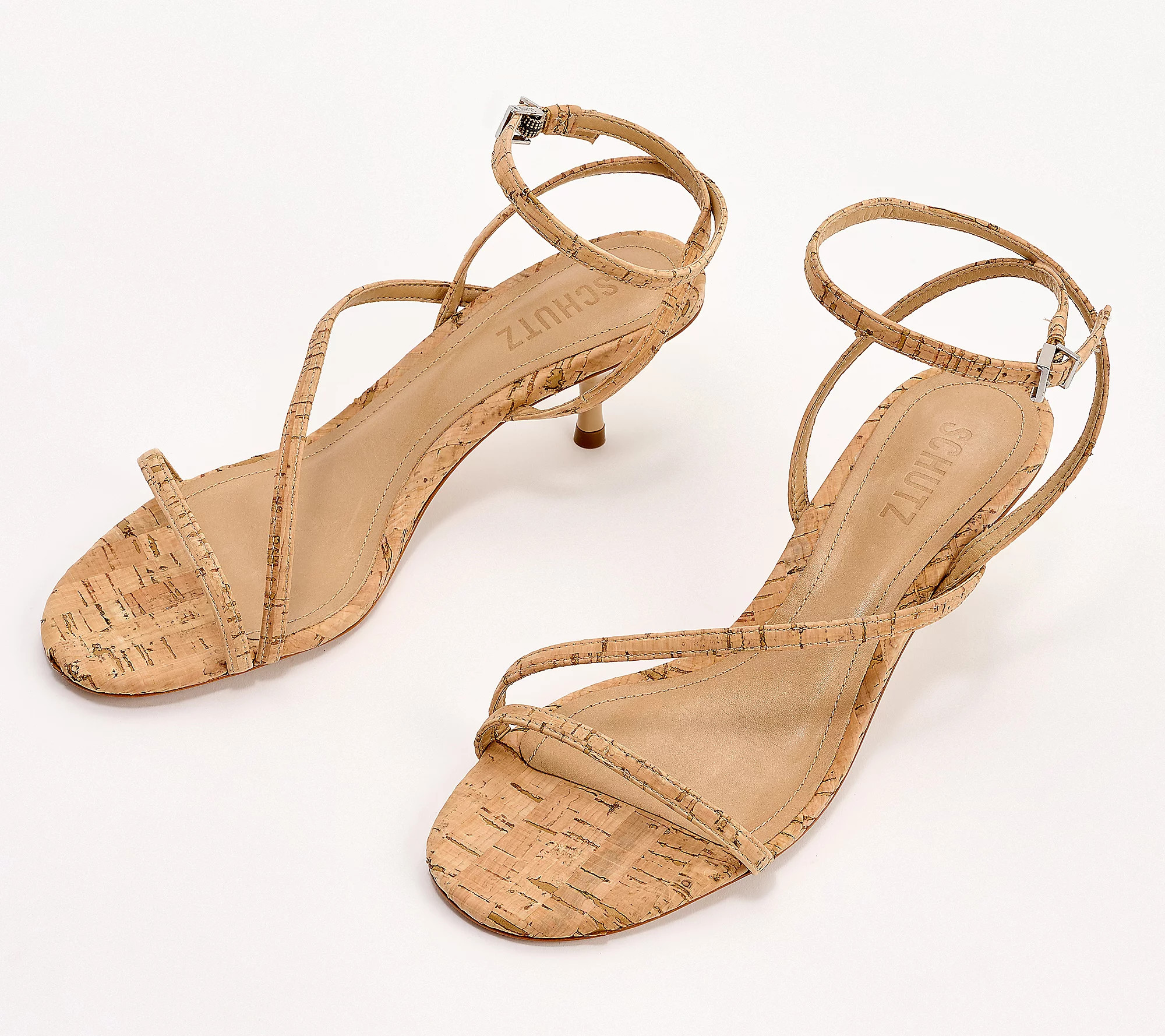 Schutz Leather Strappy Sandals - Helene | QVC