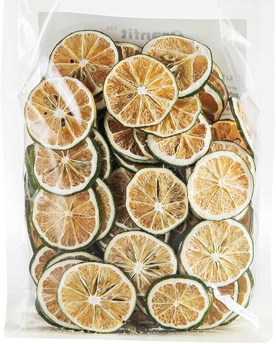 Oranfit Dried Lime Slices, Natural Dried Lime Slices, Crafts Cake Decoration Cocktail Garnish Tab... | Amazon (US)