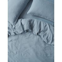 Dusk Blue 100% Linen Duvet Cover | Full/Queen | Piglet in Bed US | Piglet