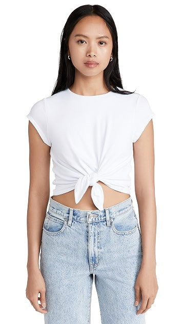 Knotted Front Tee | Shopbop
