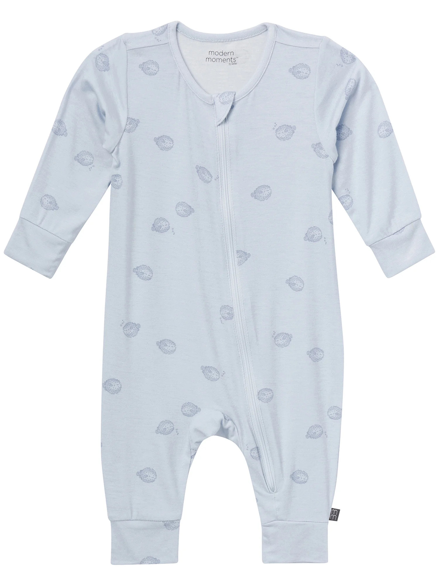 Modern Moments by Gerber Baby Neutral S uper Soft Long Sleeve Coverall, Sizes Newborn - 12 Months | Walmart (US)
