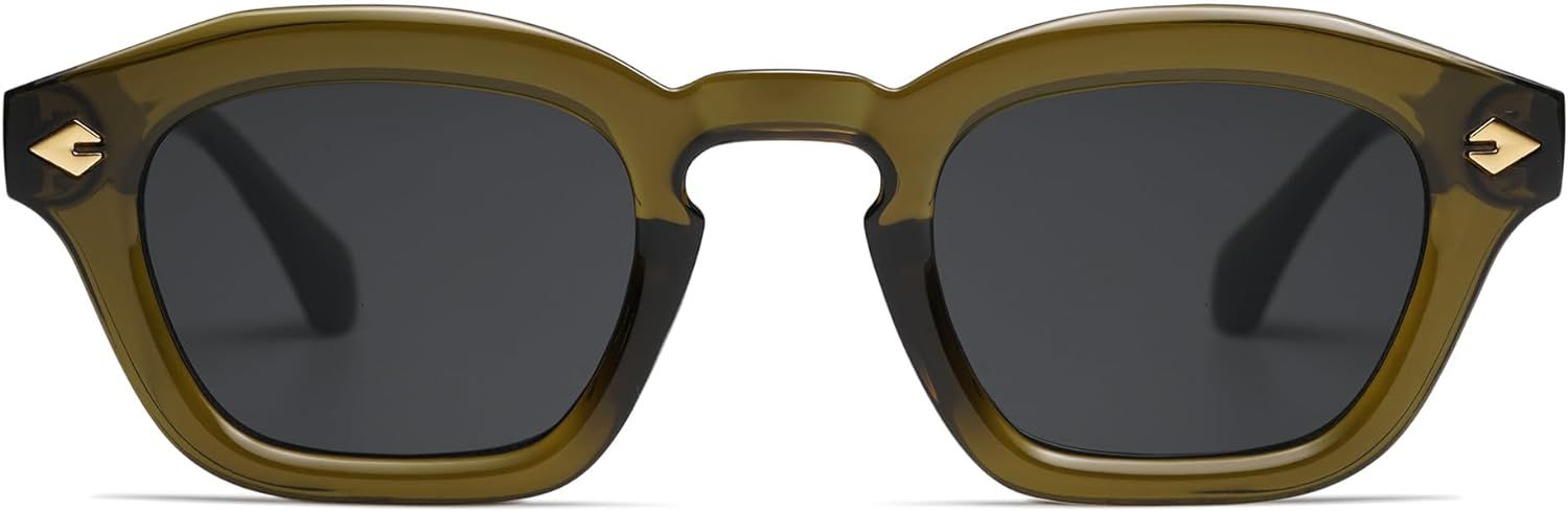 Appassal Retro Square Sunglasses for Women Mens Small Rectangle Sunnies AP3680 | Amazon (US)