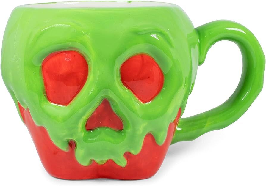 Evil Queen Poison Apple Sculpted Ceramic Coffee Mug | Official Snow White Disney Kitchen Accessor... | Amazon (US)