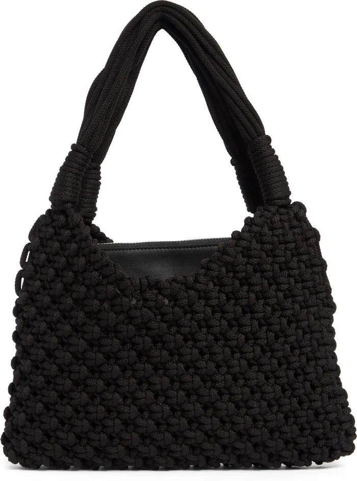 BCBG Woven Shoulder Bag with Removable Pouch | Nordstromrack | Nordstrom Rack