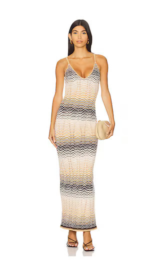 Ronny Kobo Vuolo Knit Dress in Neutral. - size S | Revolve Clothing (Global)