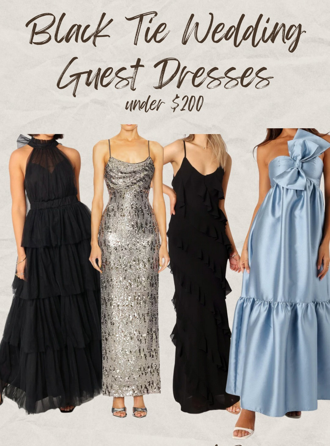 Black tie wedding guest dresses I love for this wedding season!! 

 

#LTKSeasonal #LTKStyleTip #LTKWedding