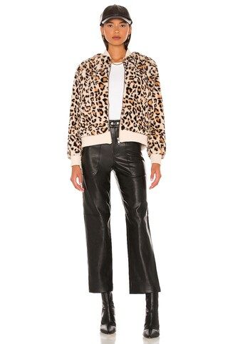 Chaser Animal Faux Fur Bomber in Animal from Revolve.com | Revolve Clothing (Global)