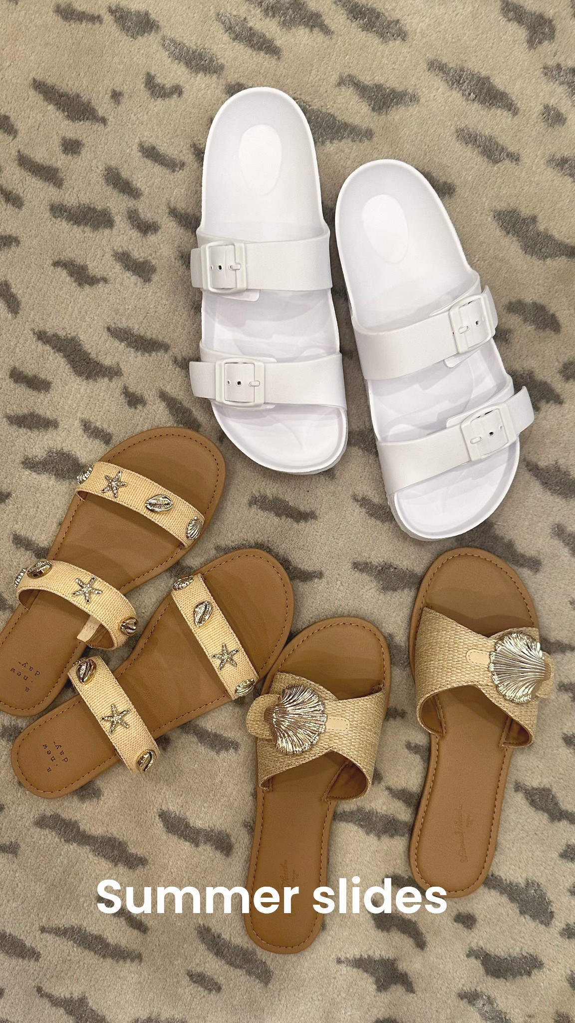 On sale now affordable bargain sandals slides for the beach and summer time! Can’t wait for summer!!! 

#LTKSeasonal #LTKShoeCrush #LTKFindsUnder50