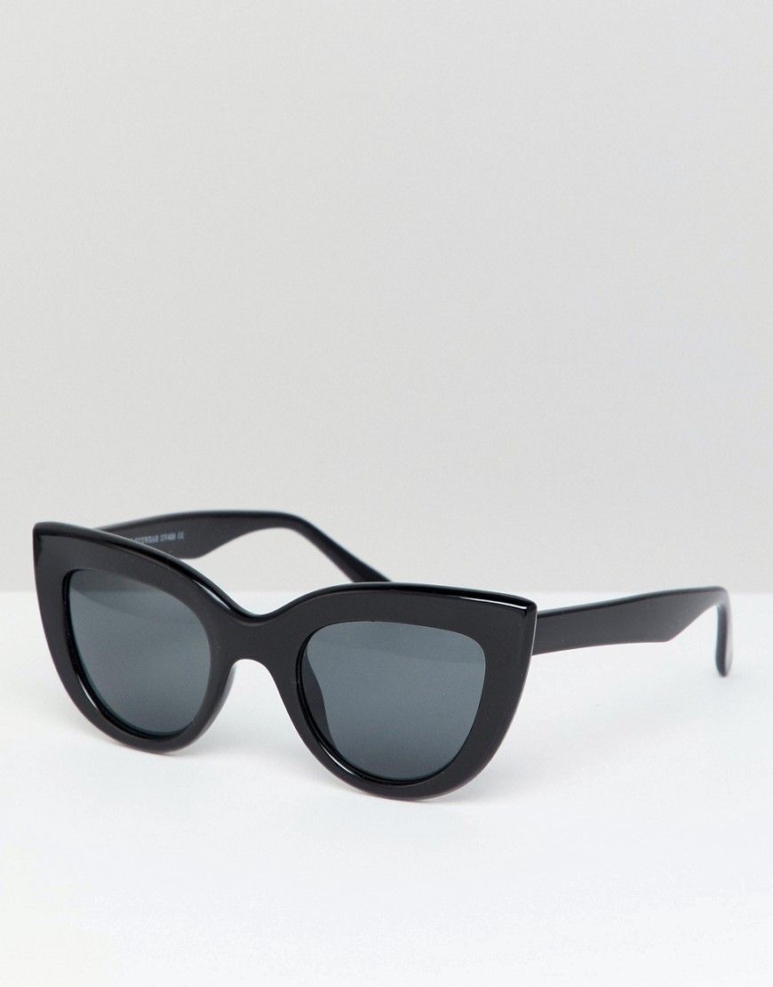 7X Classic Cat Eye Sunglasses - Black | ASOS US